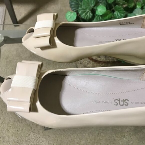 SAS Women’s AVA Peep Toe Wedge Pumps Size 7.5M - Picture 13 of 14